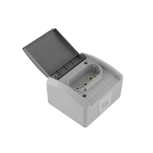 Utičnica trofazna porculan siva SET-Q OG