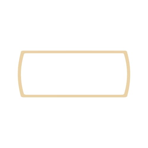 Uklopni okvir vodoravnog indikatora krem Status