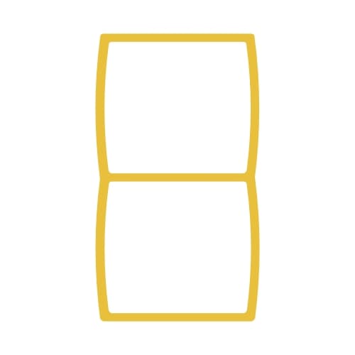 Uklopni okvir okomitog indikatora žuti Status