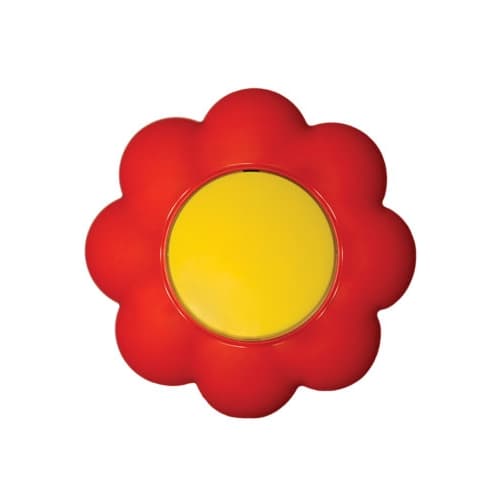 Sklopka izmjenična cvijet žuto crveni Happy