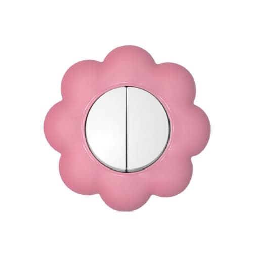 Sklopka serijska bijelo pink Happy