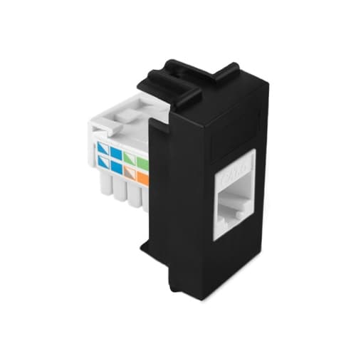 Utičnica komunikacijska 1M RJ45 8/8 Cat6 crna Kombo